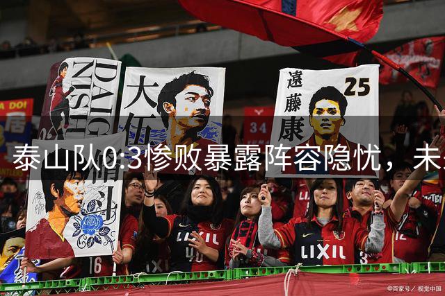 泰山队0:3惨败暴露阵容隐忧，未来如何重整旗鼓？